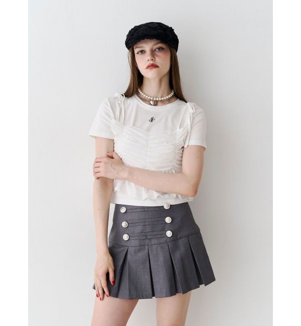 jouetie「ビスチェレイヤードトップス」|Tシャツ・カットソー|