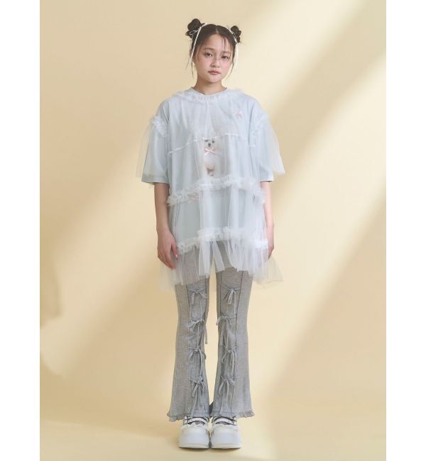 merry jenny「ribbon dog collage tee」|Tシャツ・カットソー|
