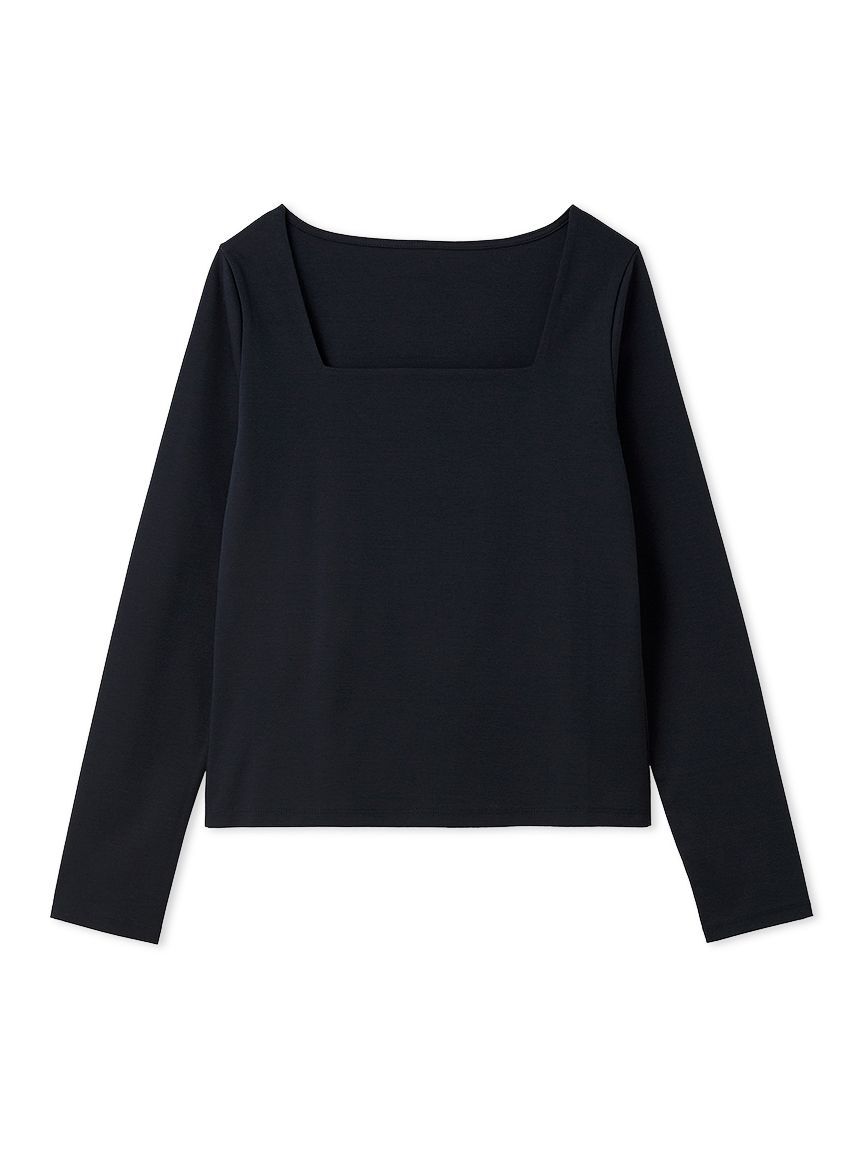 FRAY I.D「スクエアネックTシャツ／接触冷感」|Tシャツ・カットソー|NVY