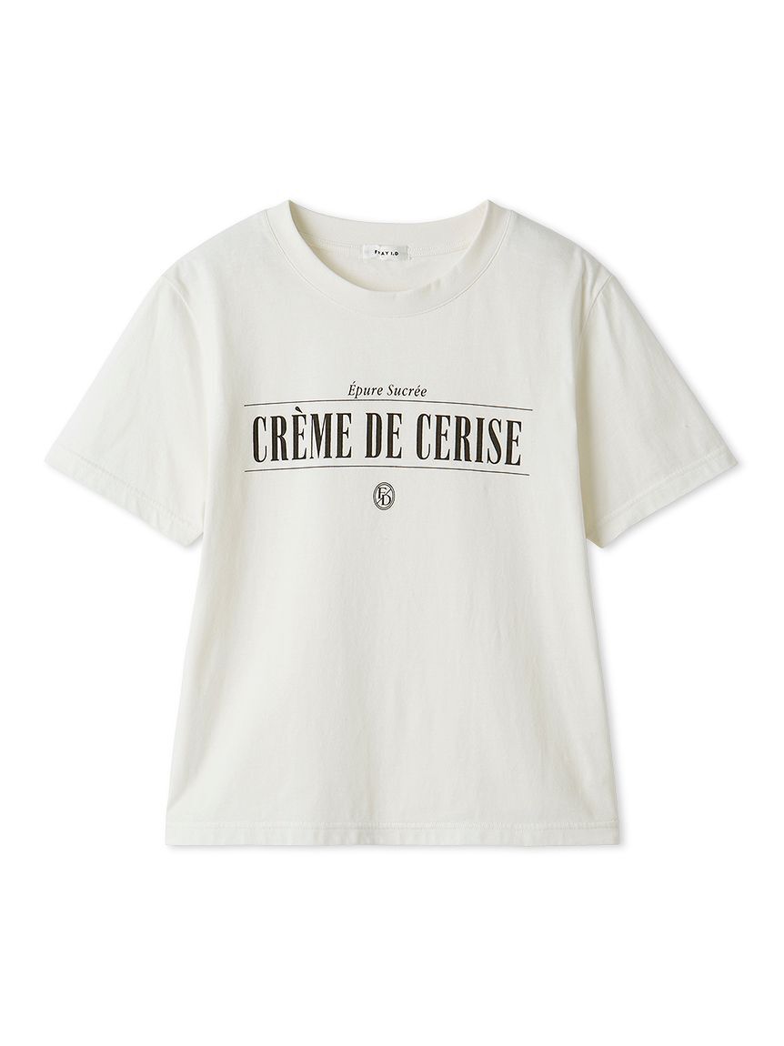 FRAY I.D「グラフィックプリントコンパクトTシャツ／ウォッシャブル・UVカット」|Tシャツ・カットソー|