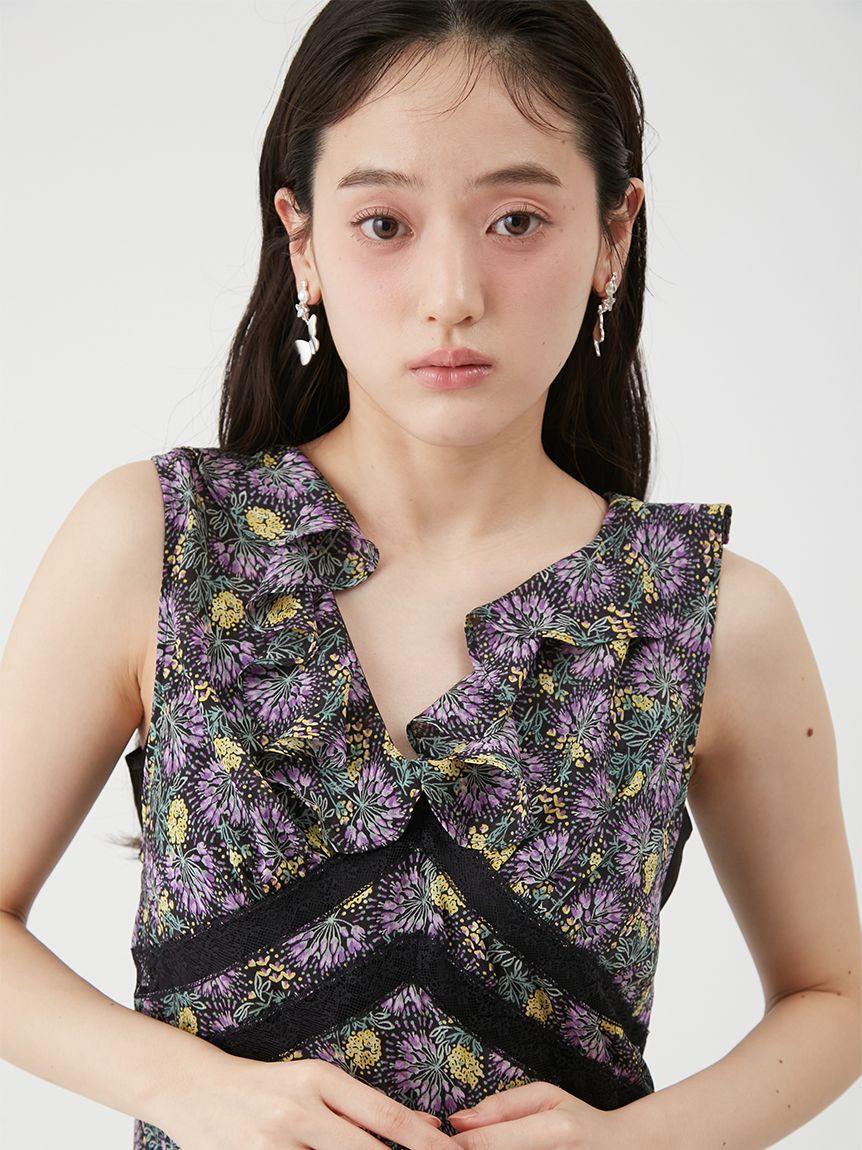 LILY BROWN「【LILY BROWN&times;ANNA SUI】バタフライスターピアス」|ピアス|