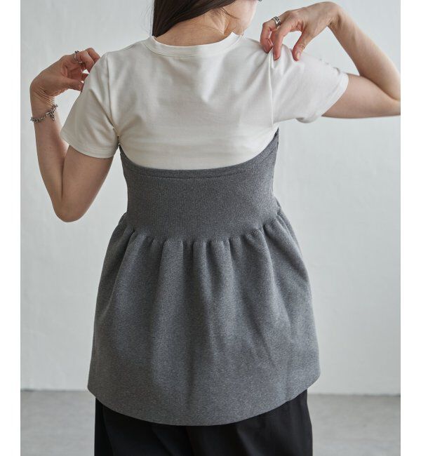 VENCE share style「異素材コンビペプラムプルオーバー」|その他|