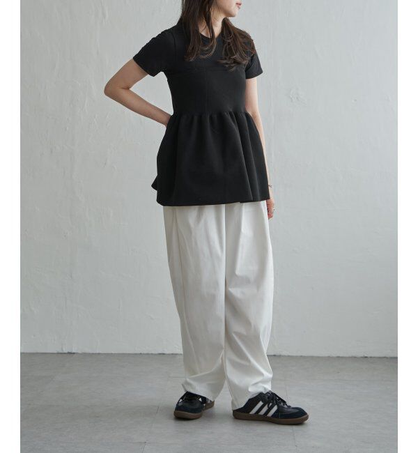 VENCE share style「異素材コンビペプラムプルオーバー」|その他|