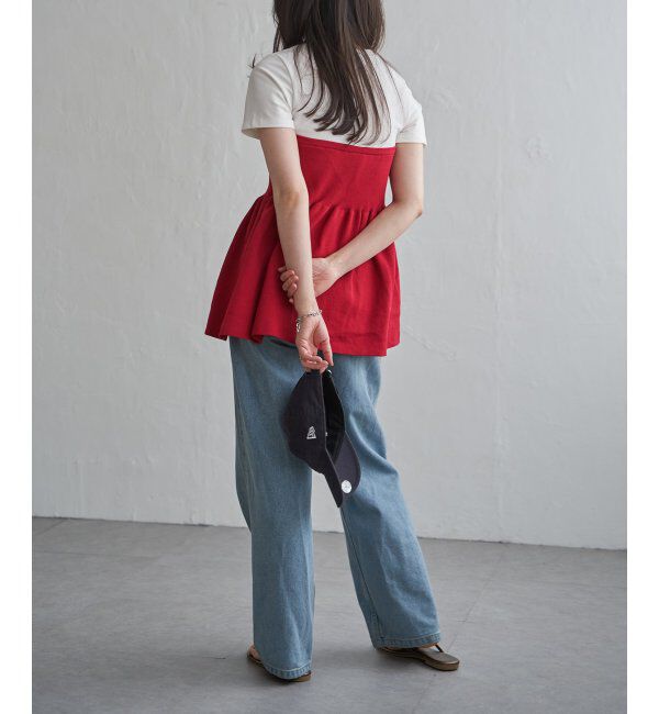VENCE share style「異素材コンビペプラムプルオーバー」|その他|