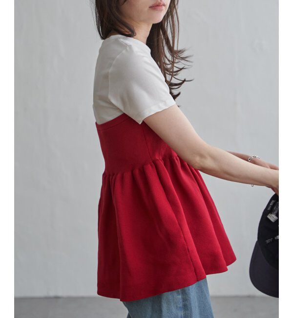 VENCE share style「異素材コンビペプラムプルオーバー」|その他|