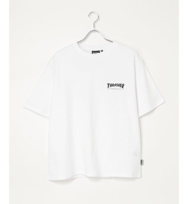 VENCE share style「THRASHER ／スラッシャー  3DファブリックロゴTシャツ」|Tシャツ・カットソー|