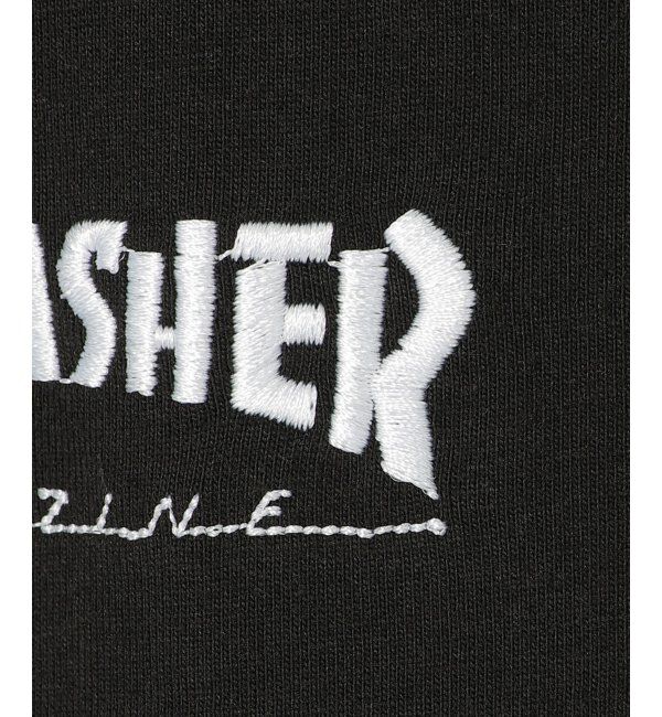 VENCE share style「THRASHER ／スラッシャー  3DファブリックロゴTシャツ」|Tシャツ・カットソー|