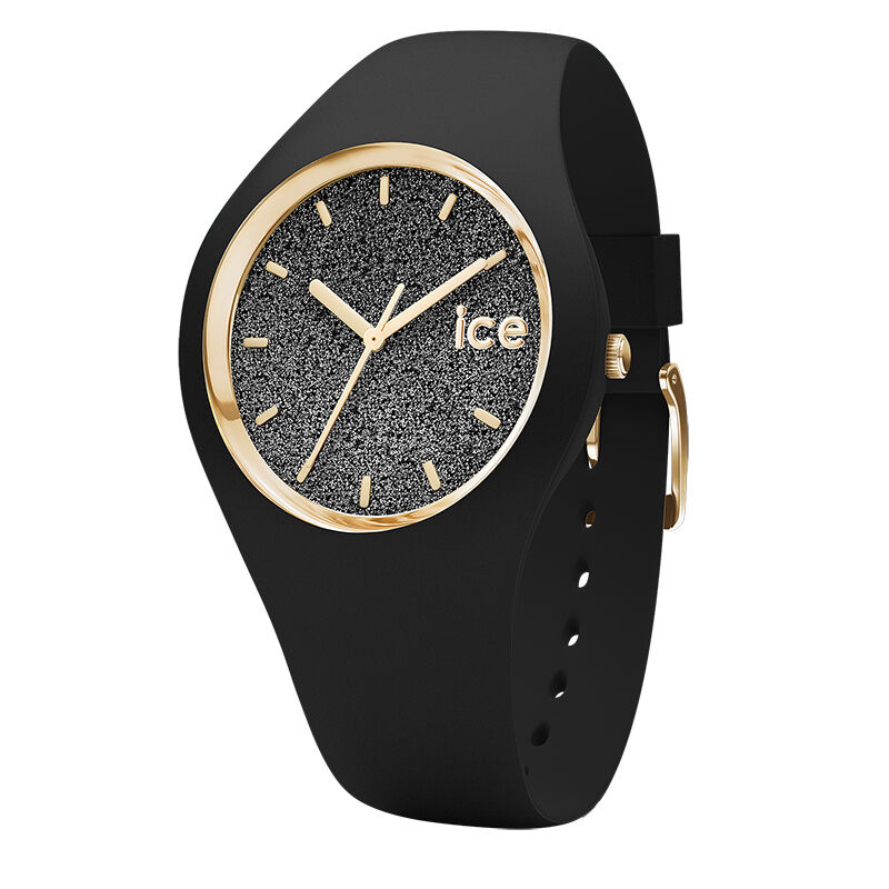 ICE-WATCH「〈ICE-WATCH(ｱｲｽｳｫｯﾁ)〉ICE glitter ﾌﾞﾗｯｸ S37」|腕時計|BLACK