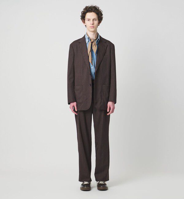 UNITED ARROWS「＜District＞ウォッシュド トロピカルウール シングル 2ボタン テーラードジャケット」|テーラードジャケット|