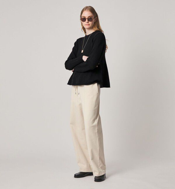 STEVEN ALAN「＜Steven Alan＞コットン シルク フレア ニット」|ニット・セーター|
