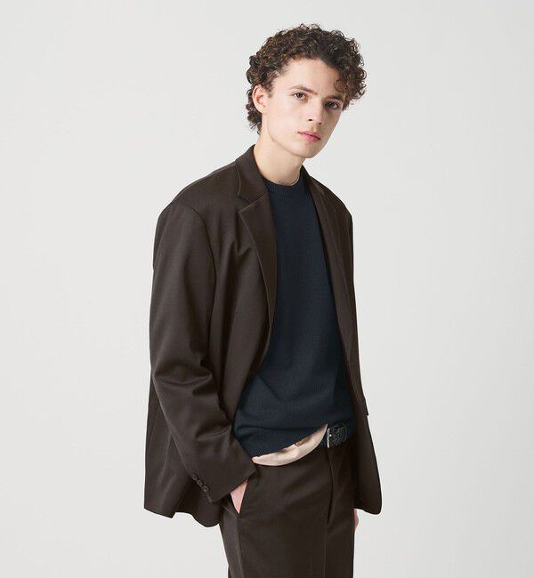 BEAUTY&YOUTH UNITED ARROWS「スリーク TW シングル ジャケット」|テーラードジャケット|DK.BROWN