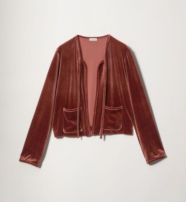 STEVEN ALAN「＜Steven Alan＞ベロア ボレロ カーディガン」|カーディガン|
