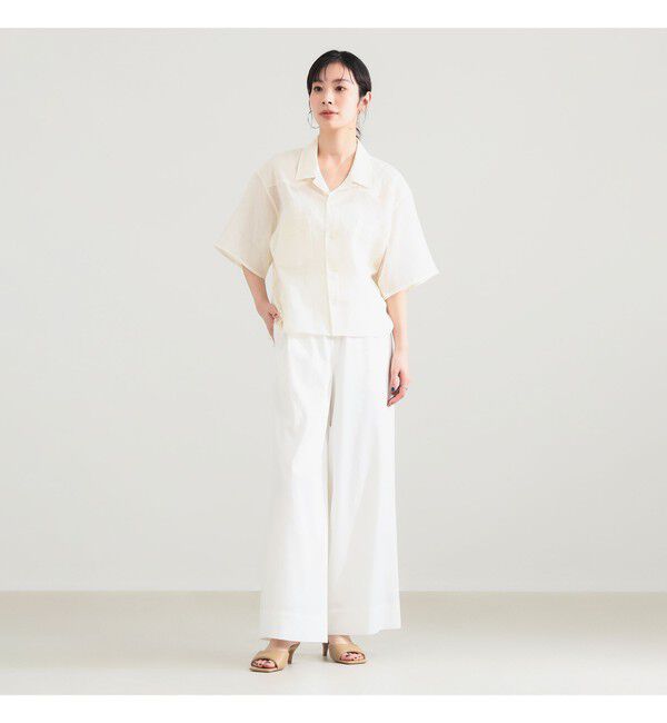 Demi-Luxe BEAMS 「YLEVE / ボイル ステッチ シャツ」|シャツ・ブラウス|