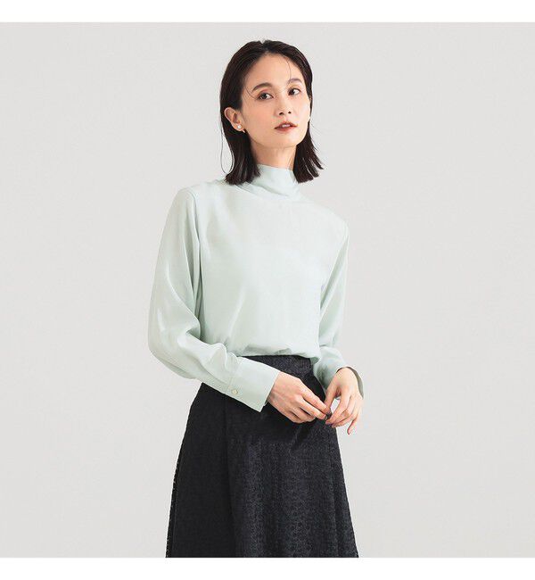 Demi-Luxe BEAMS 「ロングボウタイ ブラウス」|シャツ・ブラウス|MINT.GREEN