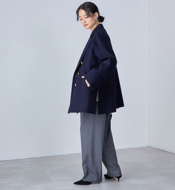 SHIPS for women「ハミルトン ウール リバー ミディ コート ◇」|ピーコート|