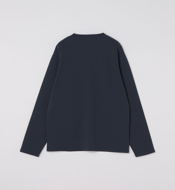 SHIPS「City Ambient Products: ピケ ヘンリー ネック ロングスリーブ」|Tシャツ・カットソー|