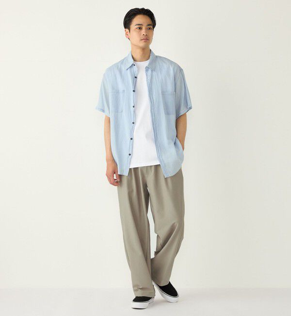 SHIPS Colors 「【WEB限定】SHIPS Colors:〈洗濯機可能〉2WAY ストレッチ イージー ワイド パンツ」|その他|
