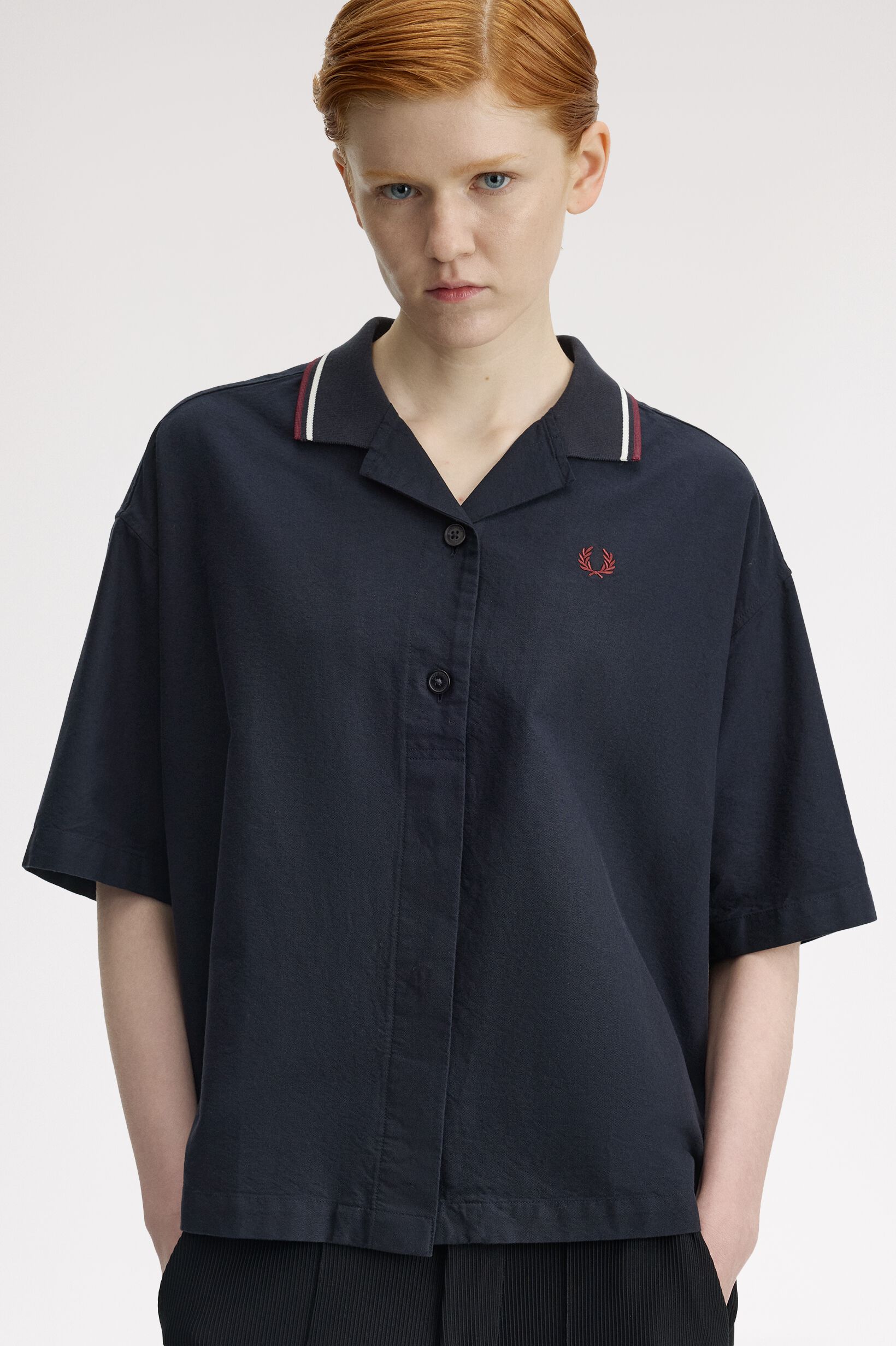 FRED PERRY 「Tipped Placket Detail Shirt／ティップラインプラケットシャツ」|シャツ・ブラウス|