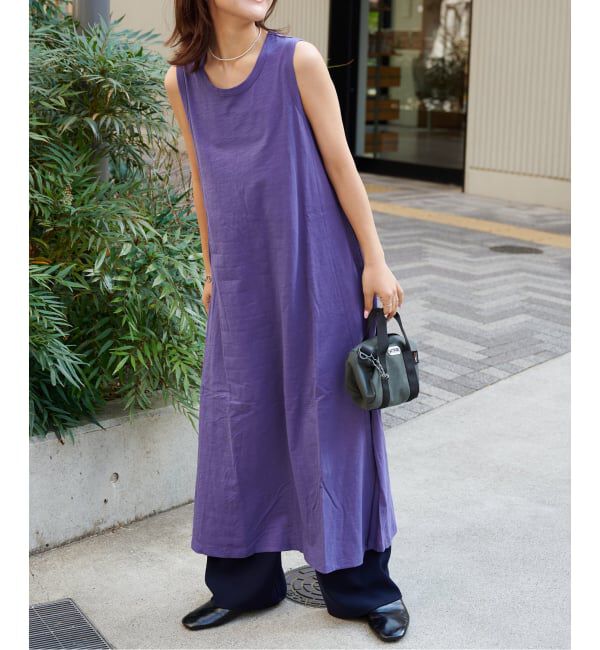 OUTDOOR PRODUCTS Usual Things「スラブテンジクフレアノースリワンピース」|ワンピース|