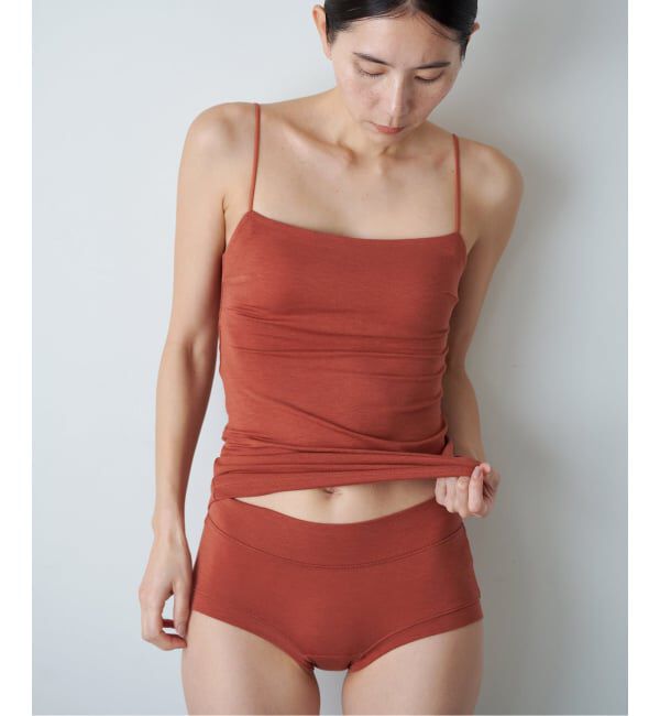 EMILYWEEK「【ACTIVE】Bamboo ストレッチキャミソール（ブラック、ベージュA、オレンジ）」|インナー|