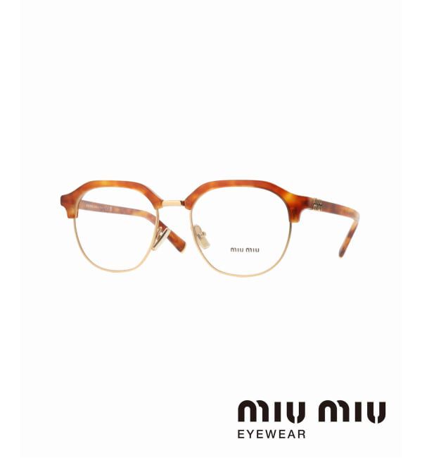 EYETHINK「MIU MIU 10XV4BW1O150 Optical」|メガネ|ブラウン B