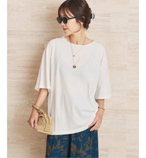 Plage「Pigment over TEE」|Tシャツ・カットソー|ホワイト