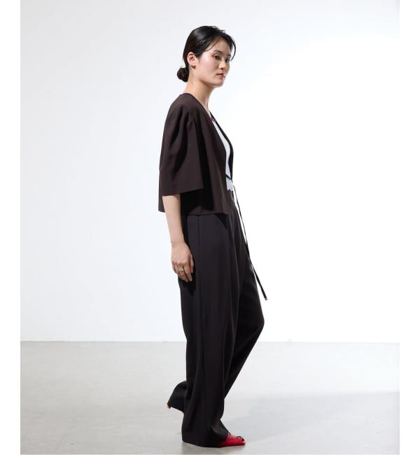IENA「《セットアップ対応/一部店舗限定》カルゼショート丈パフジャケット」|その他|