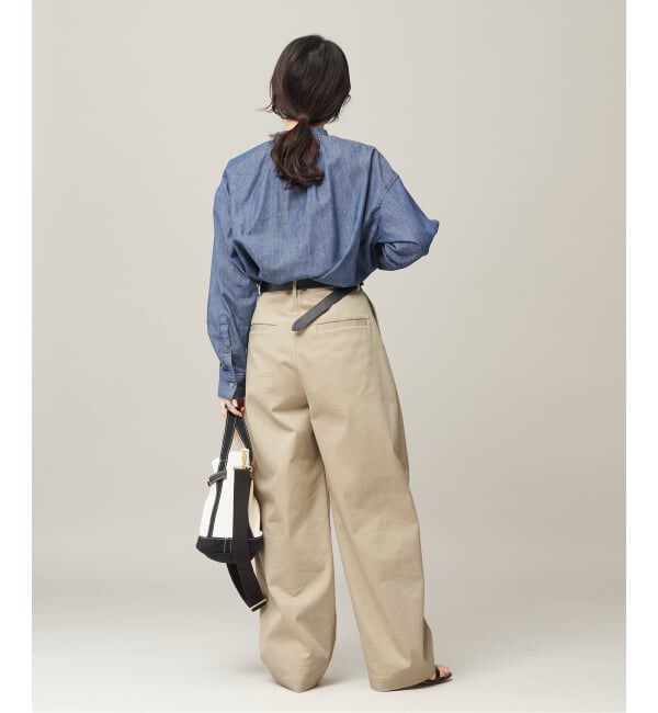 journal standard L'essage「《追加4》【金子綾さん着用】CP タックチノパンツ」|チノ|
