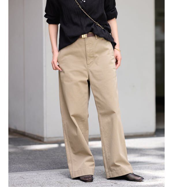 FRAMeWORK「≪一部カラーWEB限定 / 追加≫OVER SIZED CHINO パンツ 2」|チノ|