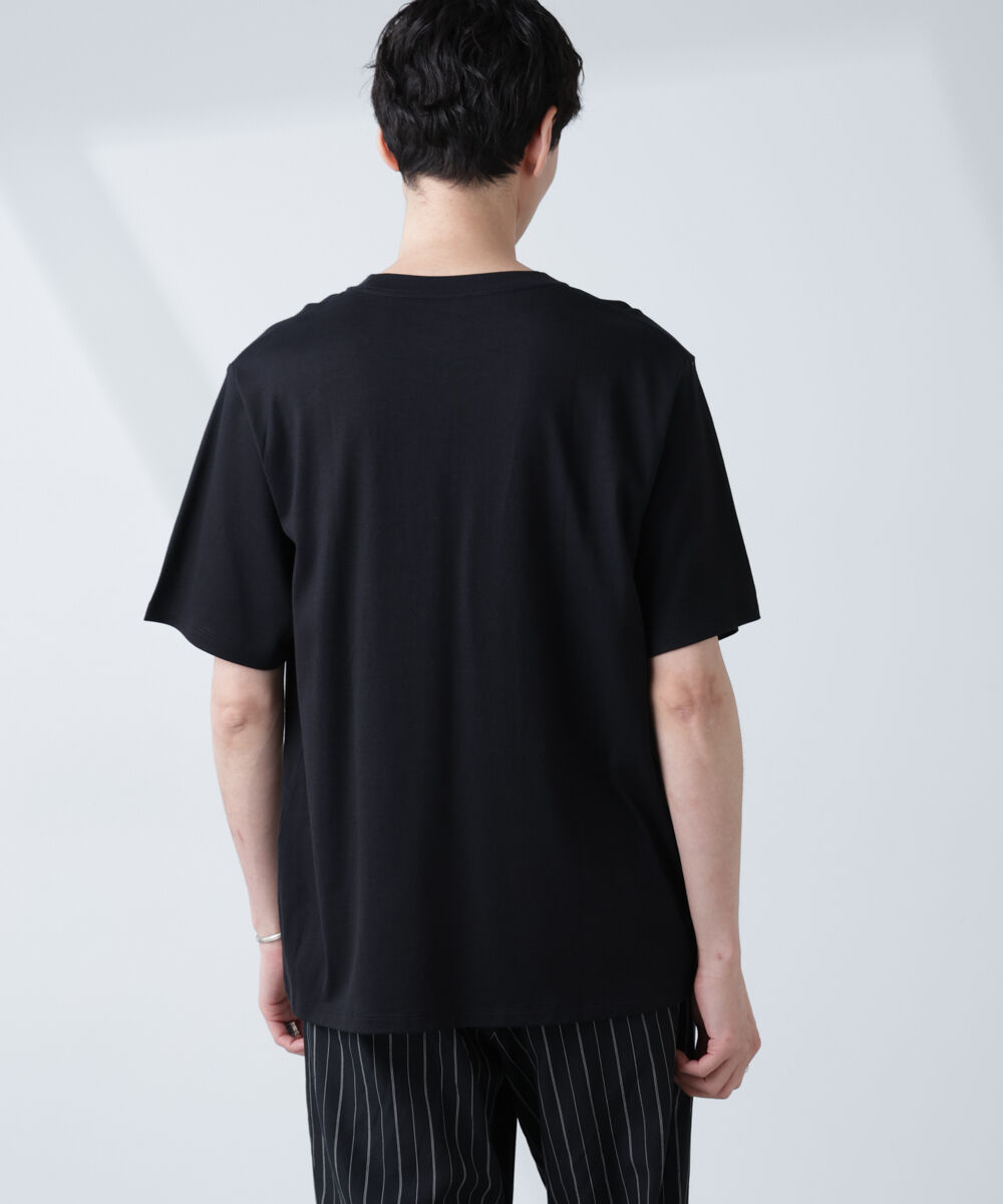 nano･universe「WEB限定/Anti Soaked(R) 汗染み防止 クルーネックレギュラーシルエットTシャツ」|Tシャツ・カットソー|