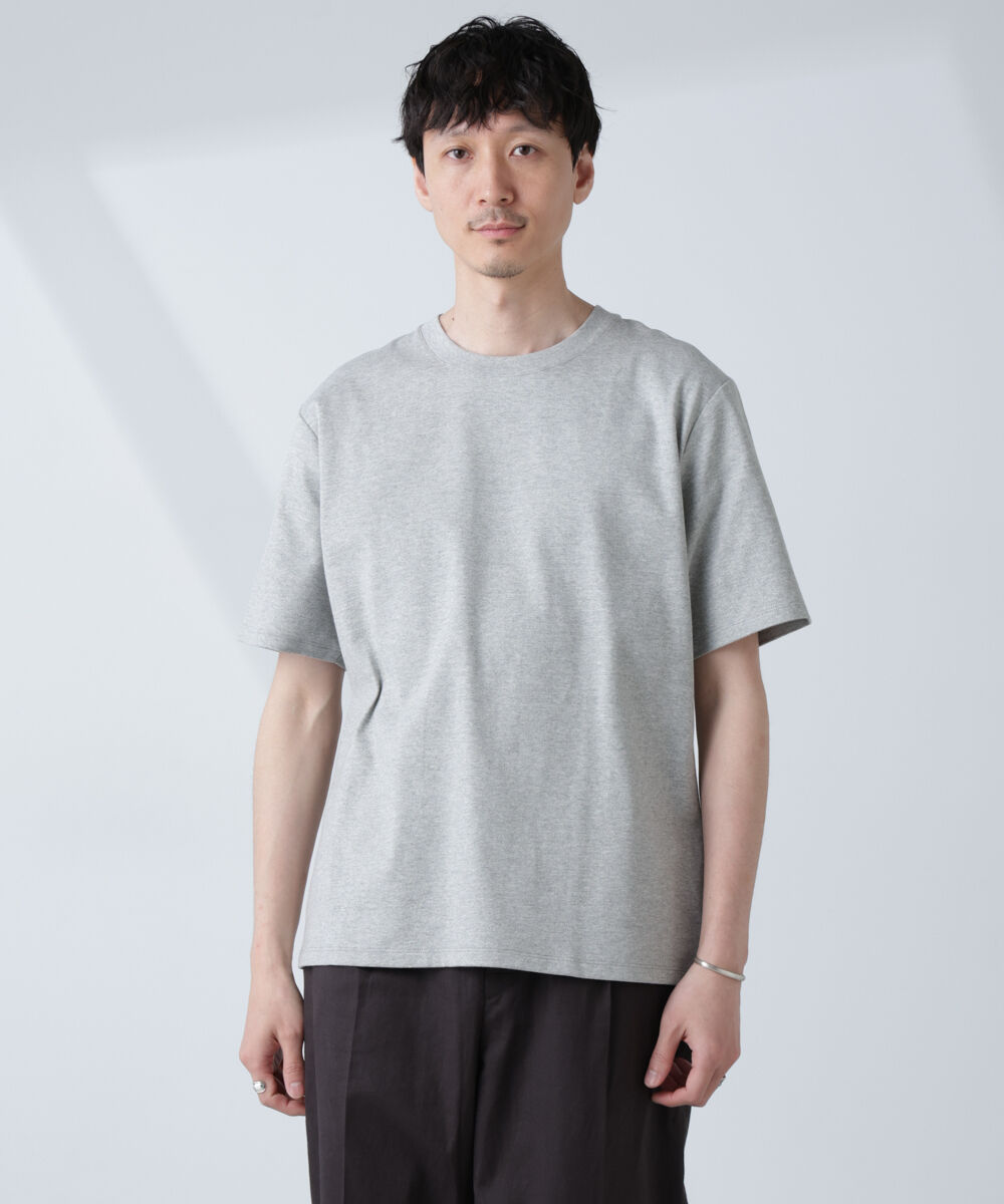 nano･universe「WEB限定/Anti Soaked(R) 汗染み防止 クルーネックレギュラーシルエットTシャツ」|Tシャツ・カットソー|