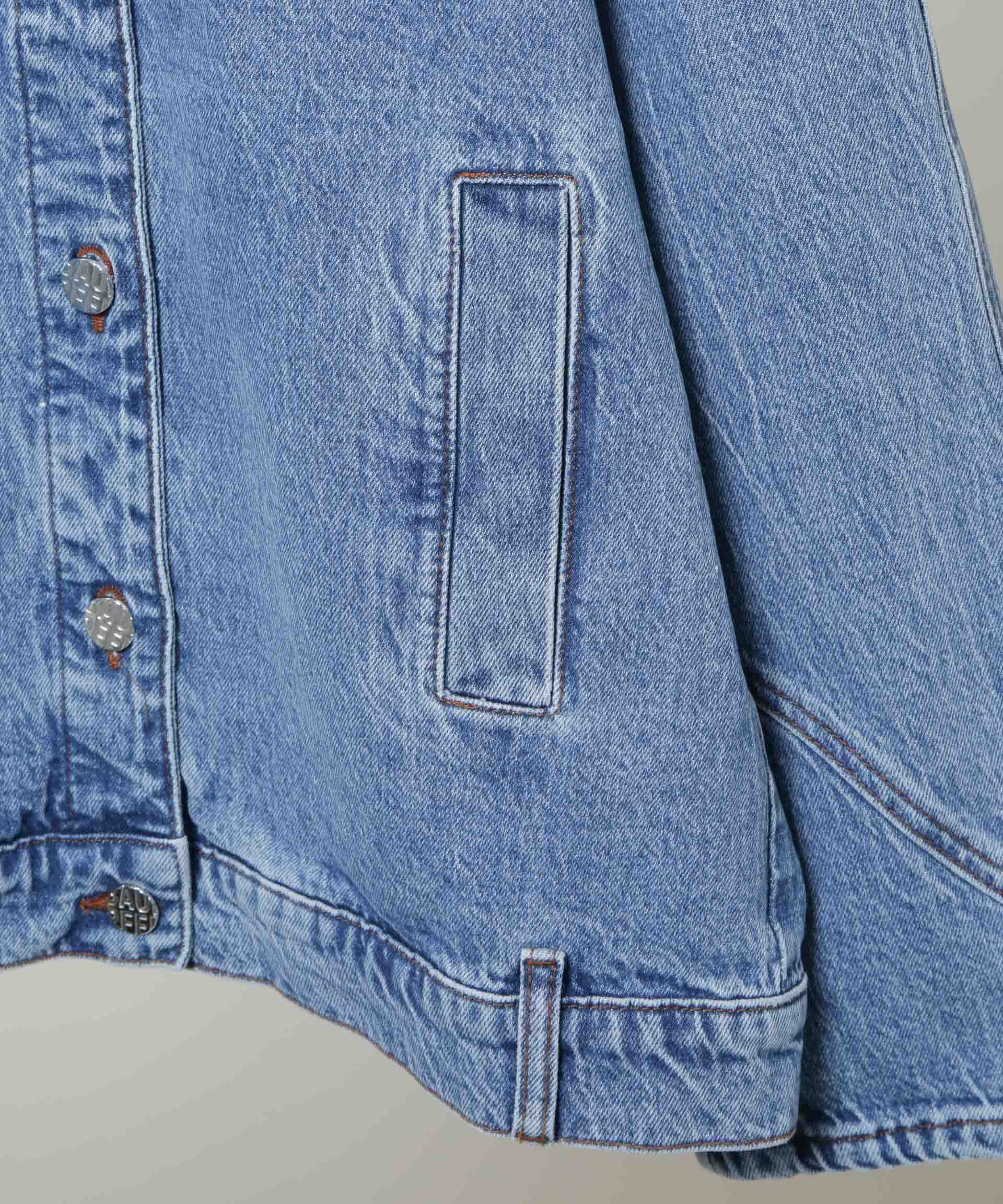 nano･universe「BAUM UND PFERDGARTEN/Patch denim ブルゾン(セットアップ可)」|ブルゾン・スタジャン|