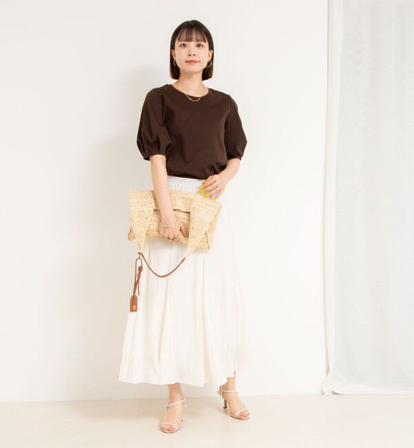 NOLLEY'S「高機能 LA＋スムース5分袖プルオーバーカットソー」|Tシャツ・カットソー|