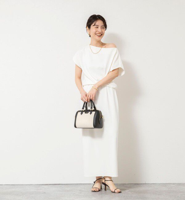 NOLLEY'S sophi「《撥水/セットアップ対応》ウォッシャブルマルチファンクションボートネックプルオーバー」|Tシャツ・カットソー|