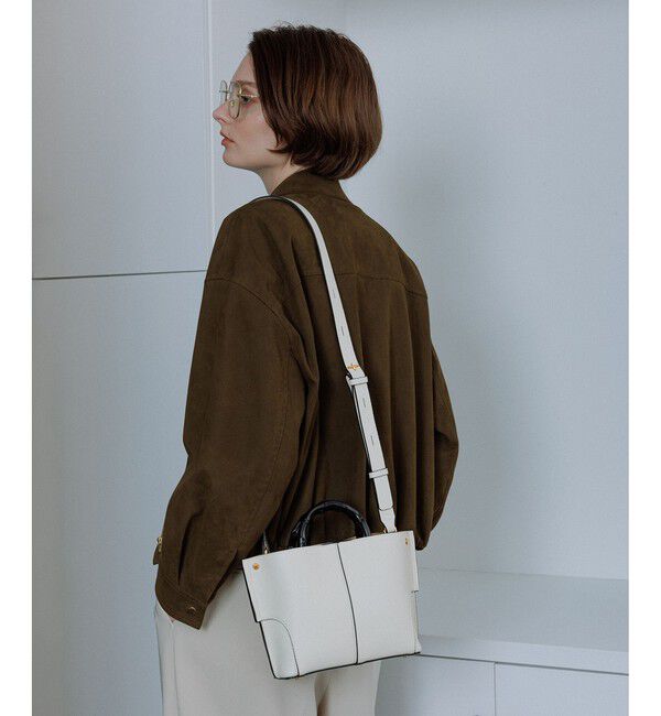 ROPE「【E'POR】BAMBOO BAG Mini 【超軽量】」|ハンドバッグ|オフホワイト(15)