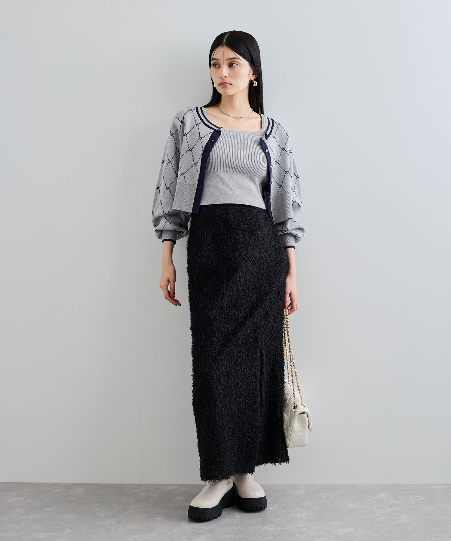 VIS「【SET】モノグラムニットアンサンブル【WEB/一部店舗限定】」|その他|