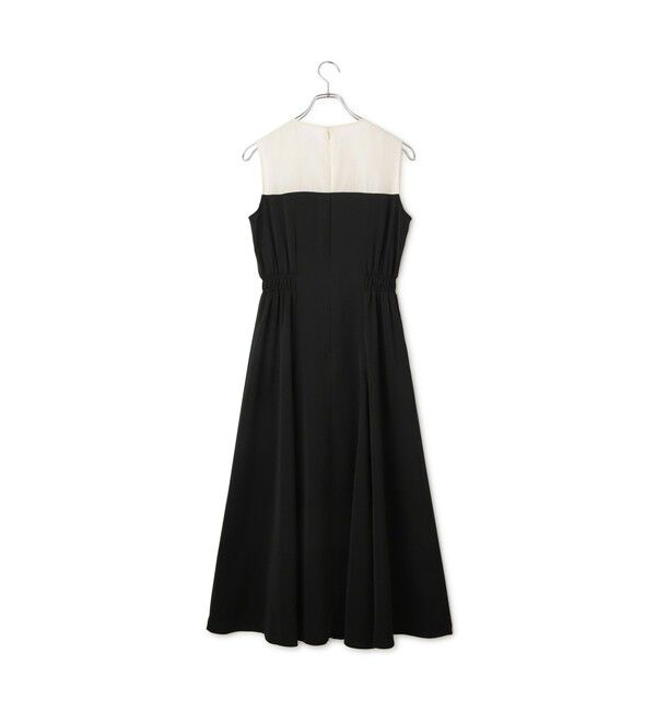 VIS「【VIS DRESS】チュールフラワードッキングワンピース」|ワンピース|