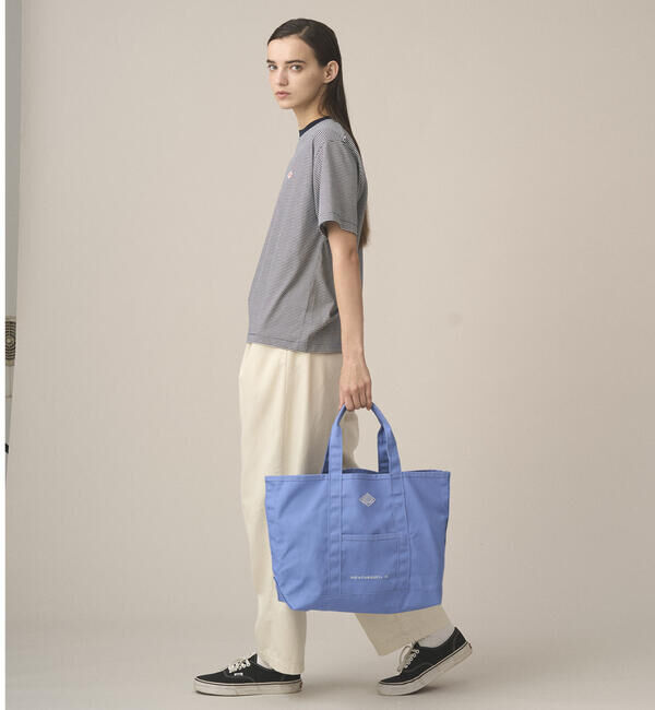 DANTON「DANTON | キャンバス マルシェバッグ MONTORGUEIL UNISEX」|トートバッグ|SAX