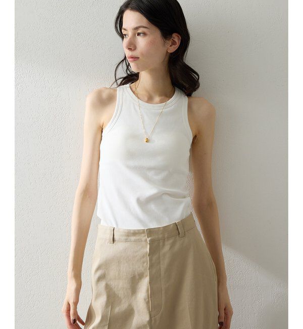 THE PAUSE「【THE PAUSE】カップインタンク」|タンクトップ|