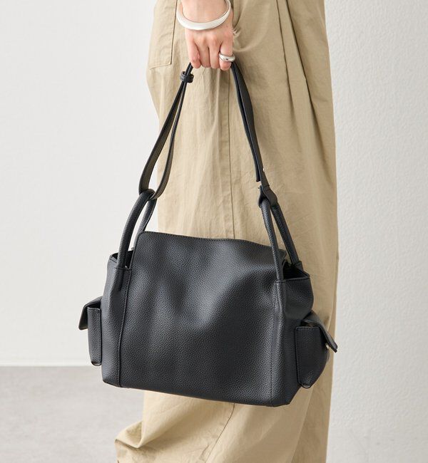  「2wayレザーBAG」|トートバッグ|ブラック
