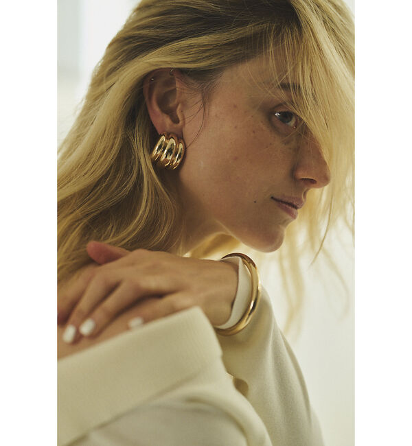 Rouge vif「【LILI CPASPE/リリクラスプ】SLOANE HOLLOW CUFF バ」|ブレスレット・バングル|
