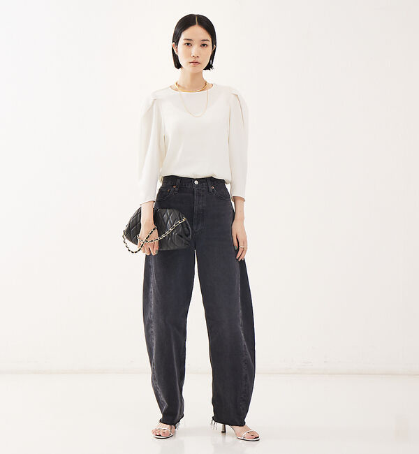 The Store by C' 「【COCUCA】タックスリーブブラウス」|シャツ・ブラウス|