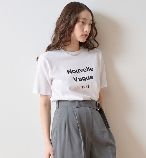 TIARA「プリントTシャツ」|Tシャツ・カットソー|ホワイトB