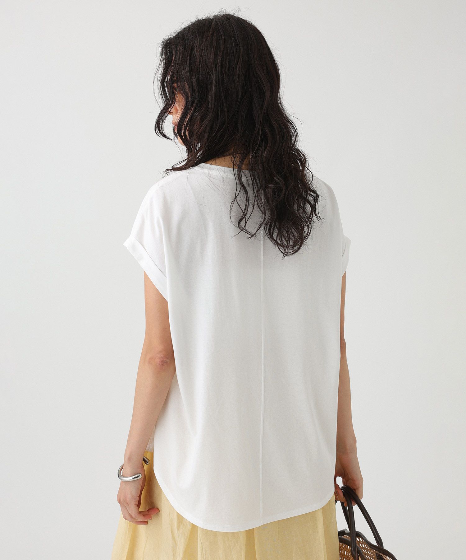 BABYLONE「ロールアップTシャツ」|Tシャツ・カットソー|