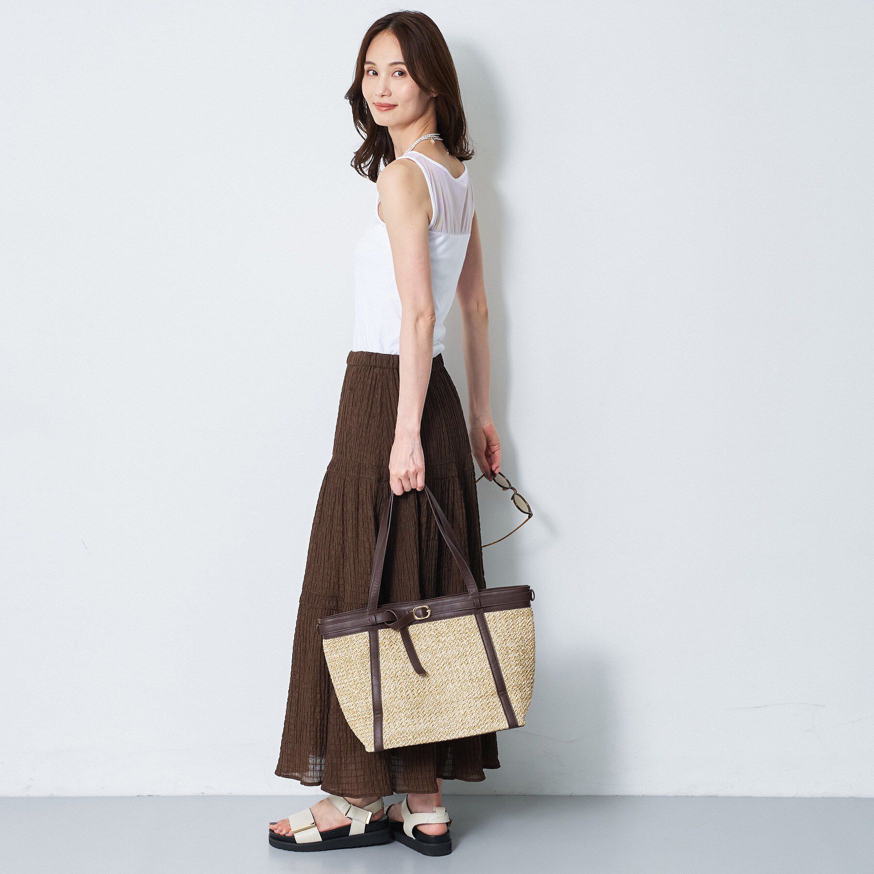 Reflect「【BASIC COTTON】シアータンクトップ」|キャミソール|