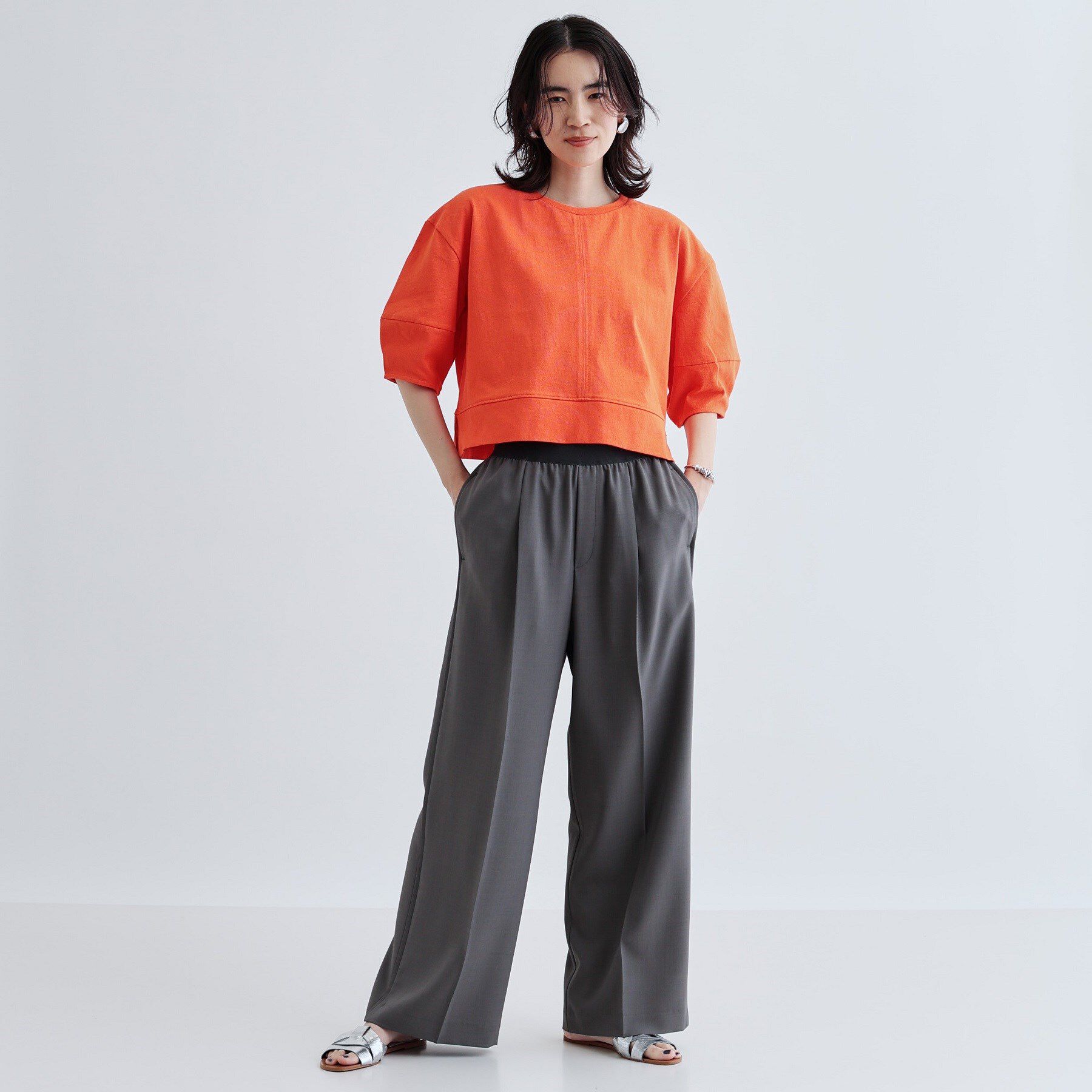 GALLEST「【再入荷】フォルムスリーブカットソー」|Tシャツ・カットソー|