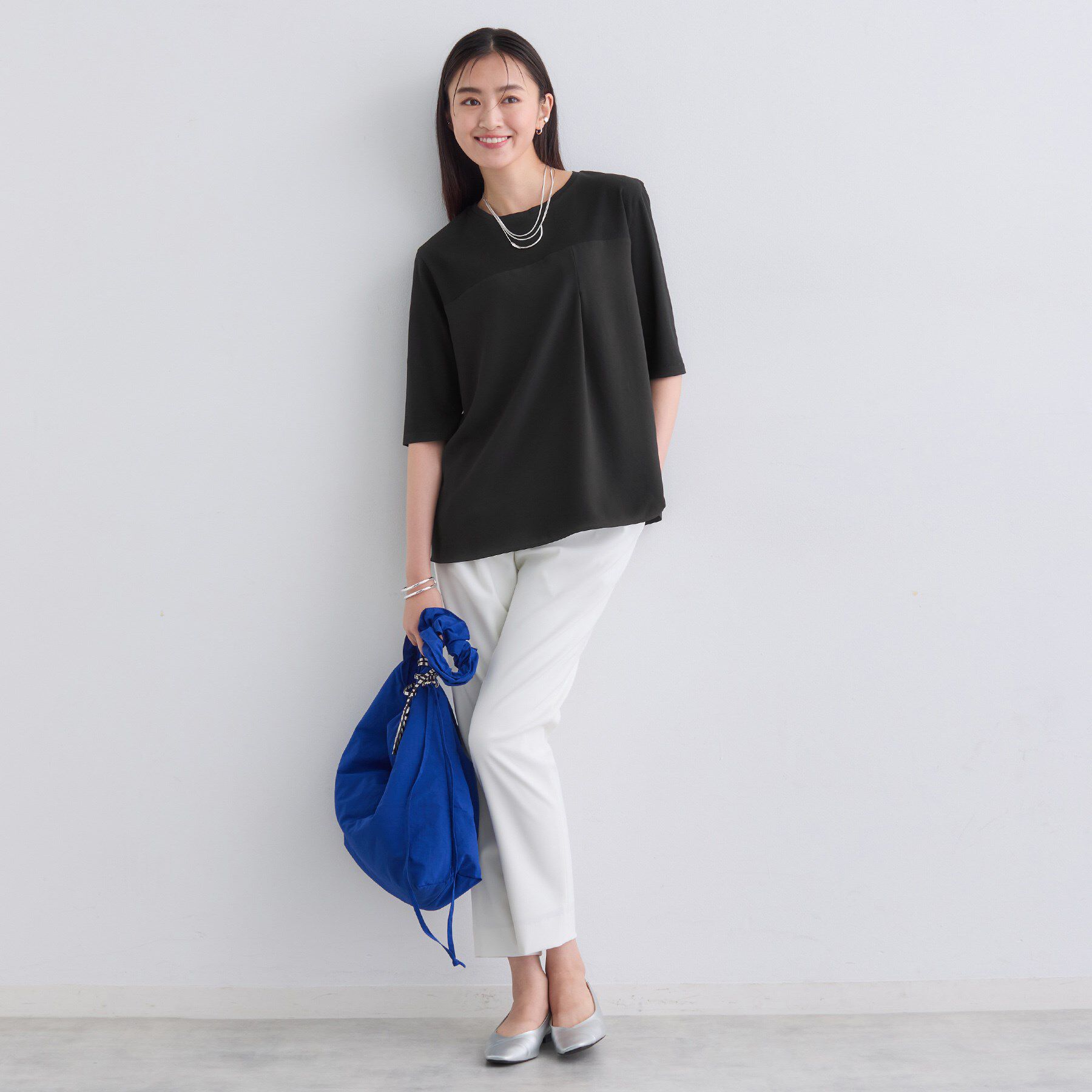 INDIVI「【セットアップ可能】ビスチェレイヤード風トップス」|Tシャツ・カットソー|