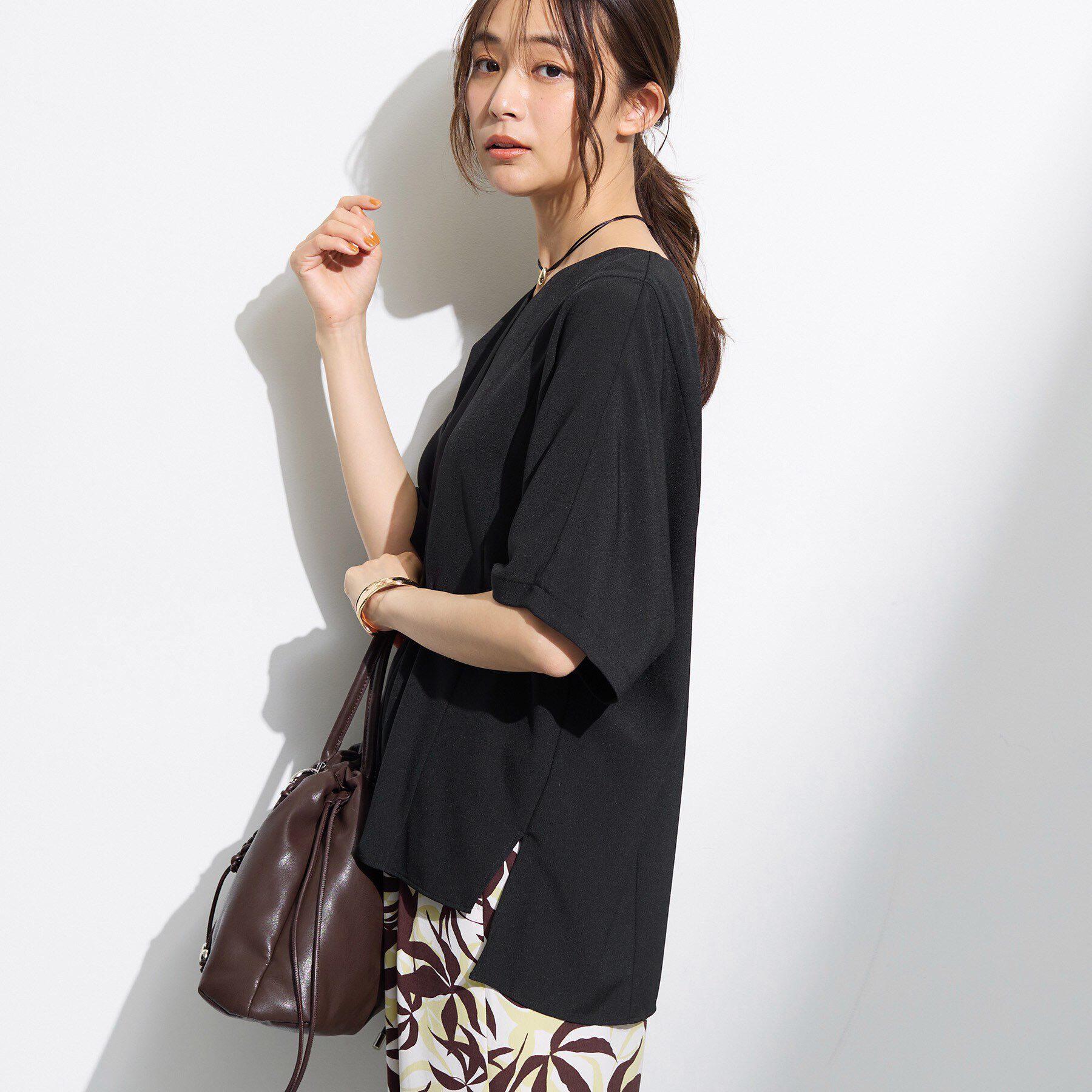 INDIVI「【着る日傘】ドルマントップス」|シャツ・ブラウス|