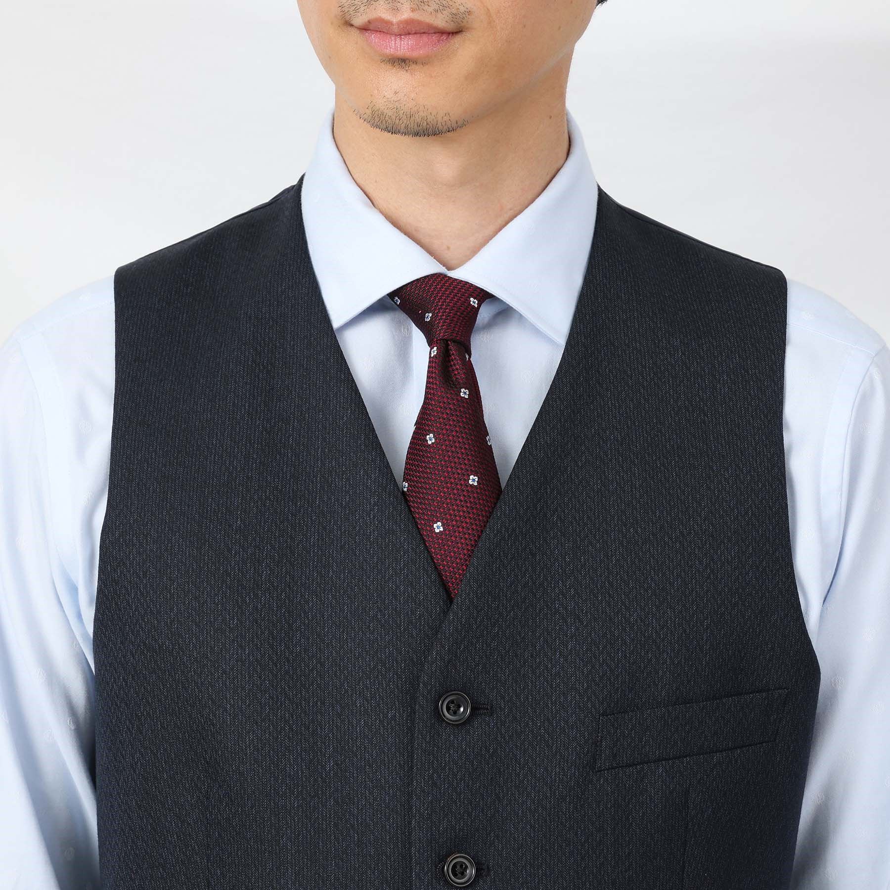 TAKEO KIKUCHI「【Made in JAPAN】矢絣（やがすり）ベスト／ スリーピース対応」|スーツ|