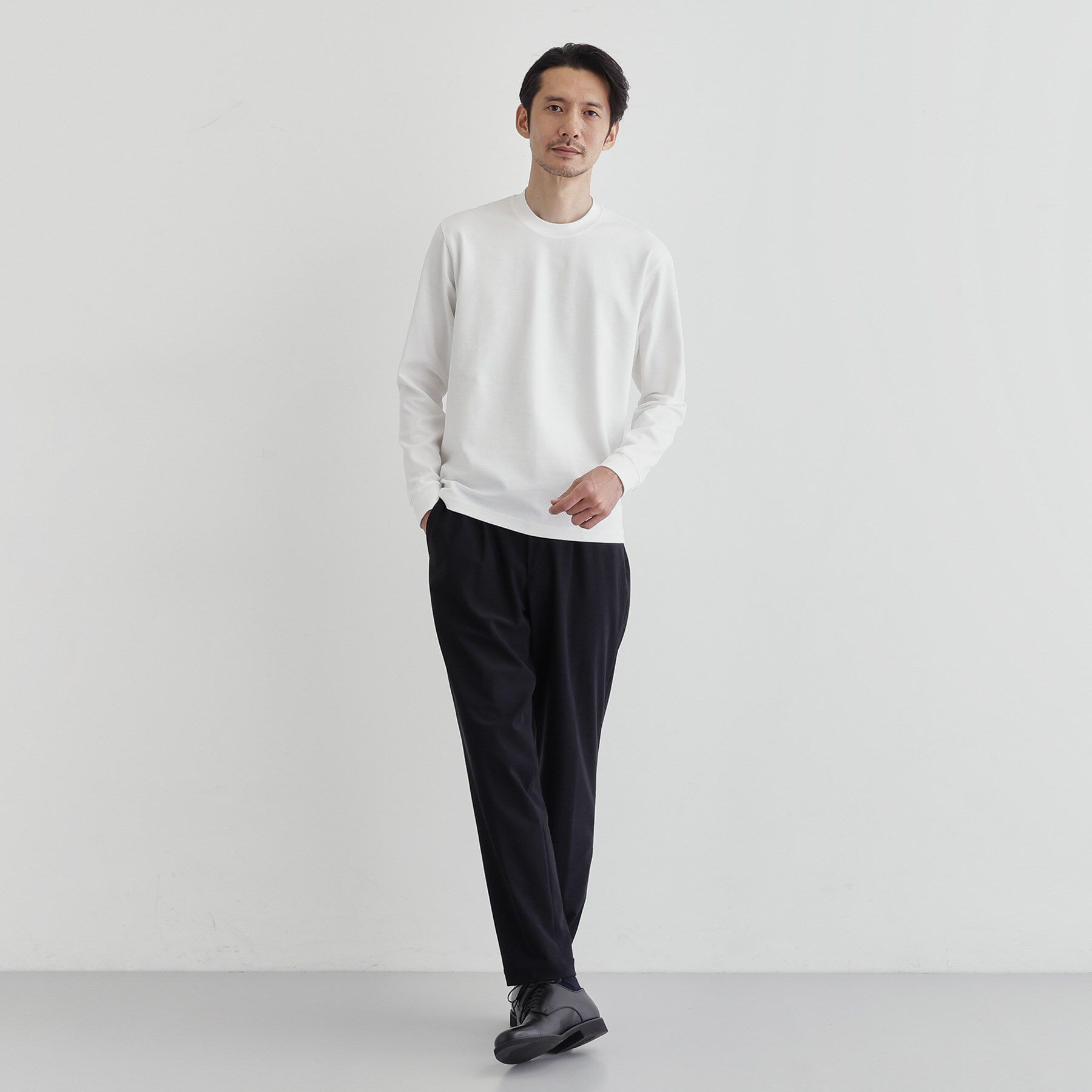 TAKEO KIKUCHI「ストレッチ テーラードＴシャツ」|Tシャツ・カットソー|